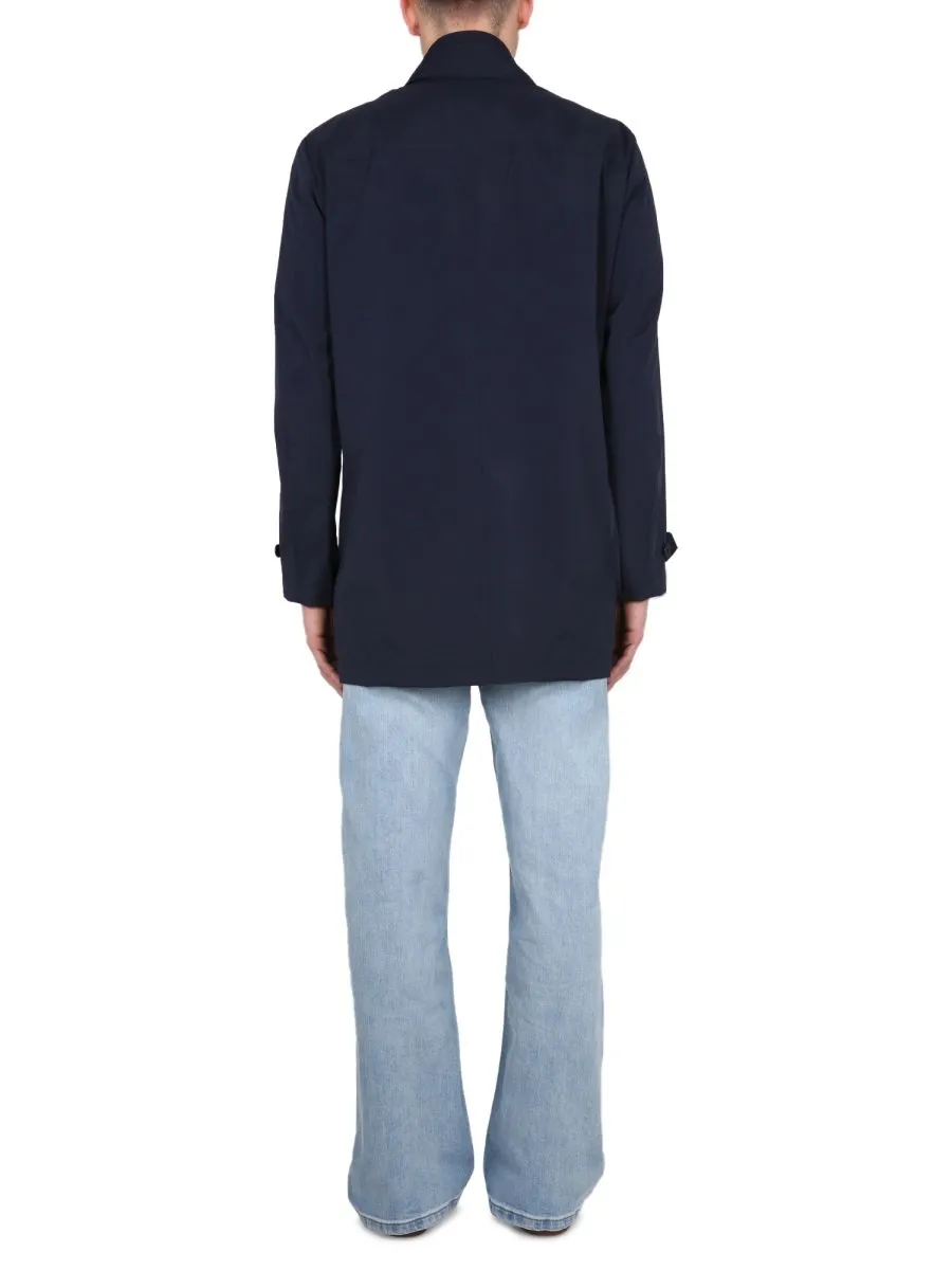 Fay Single-Breasted Long-Sleeved Coat