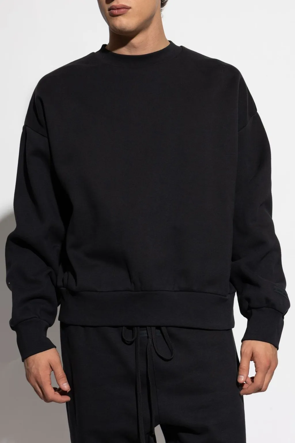 Fear Of God Essentials Metallic Logo Crewneck Sweatshirt