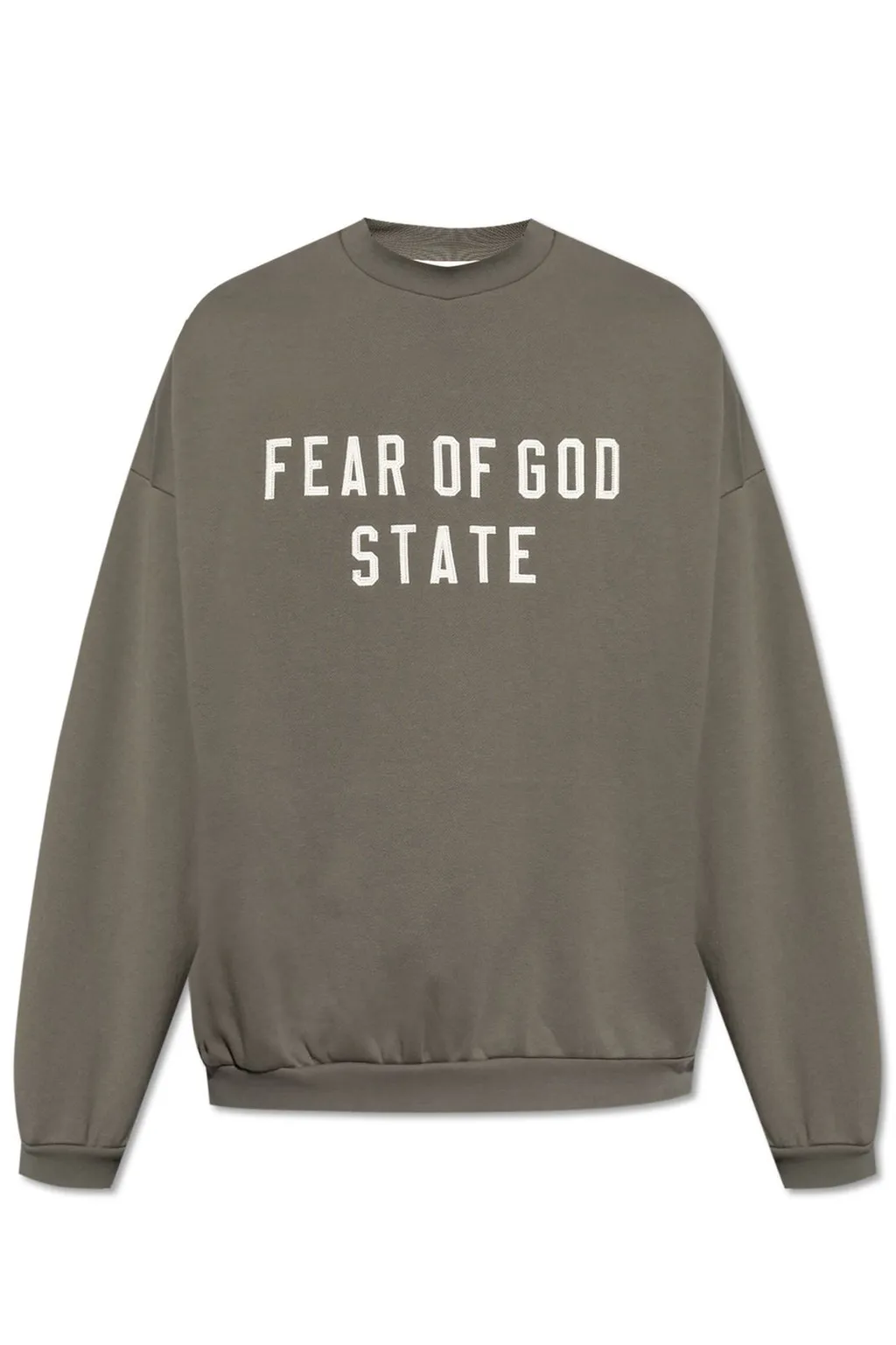 Fear Of God Essentials Logo Embroidered Crewneck Sweatshirt