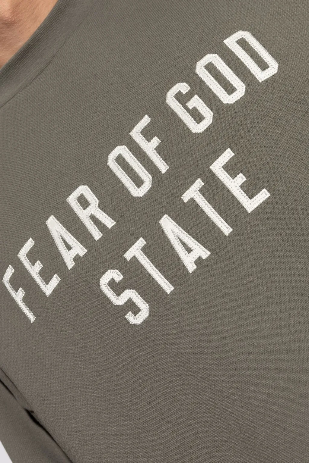 Fear Of God Essentials Logo Embroidered Crewneck Sweatshirt