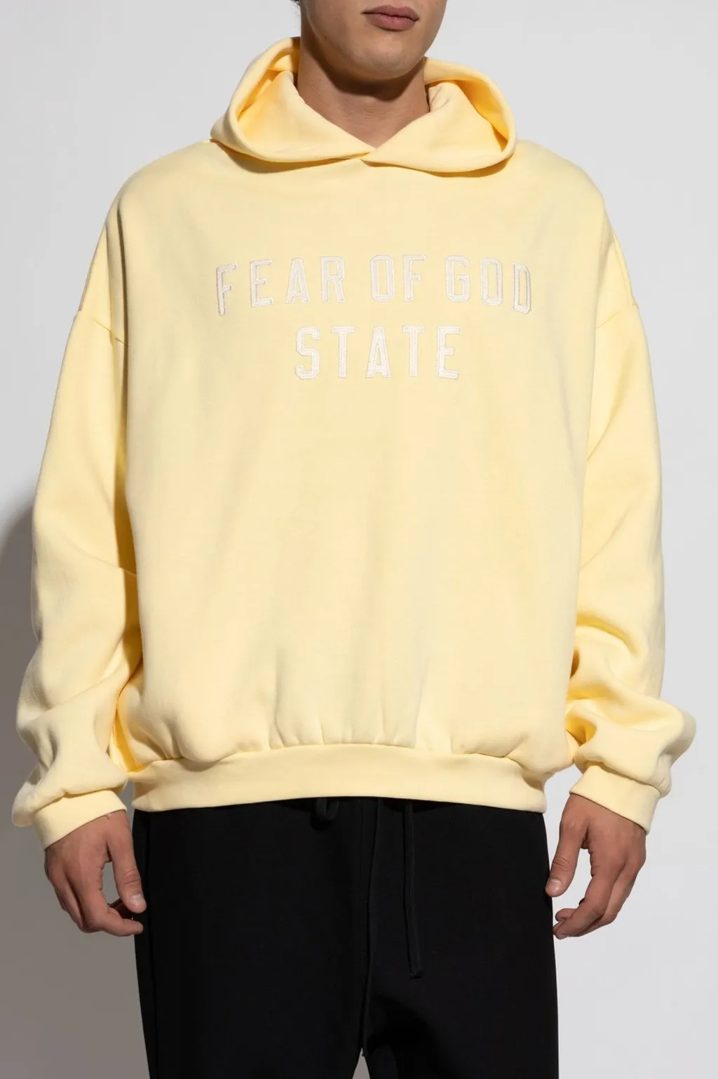 Fear Of God Essentials Logo Embroidered Hoodie