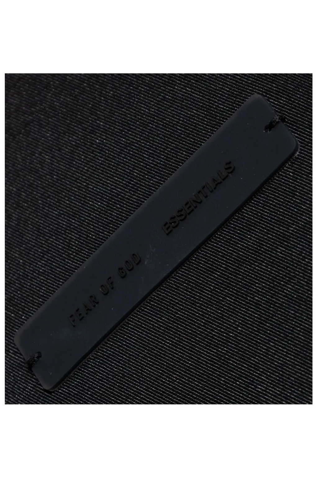 Fear Of God Essentials Logo Plaque Hooded Jacket