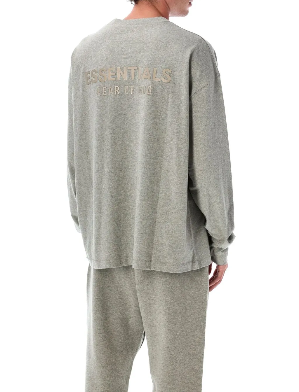 Fear Of God Essentials Logo Plaque Long-Sleeved T-Shirt