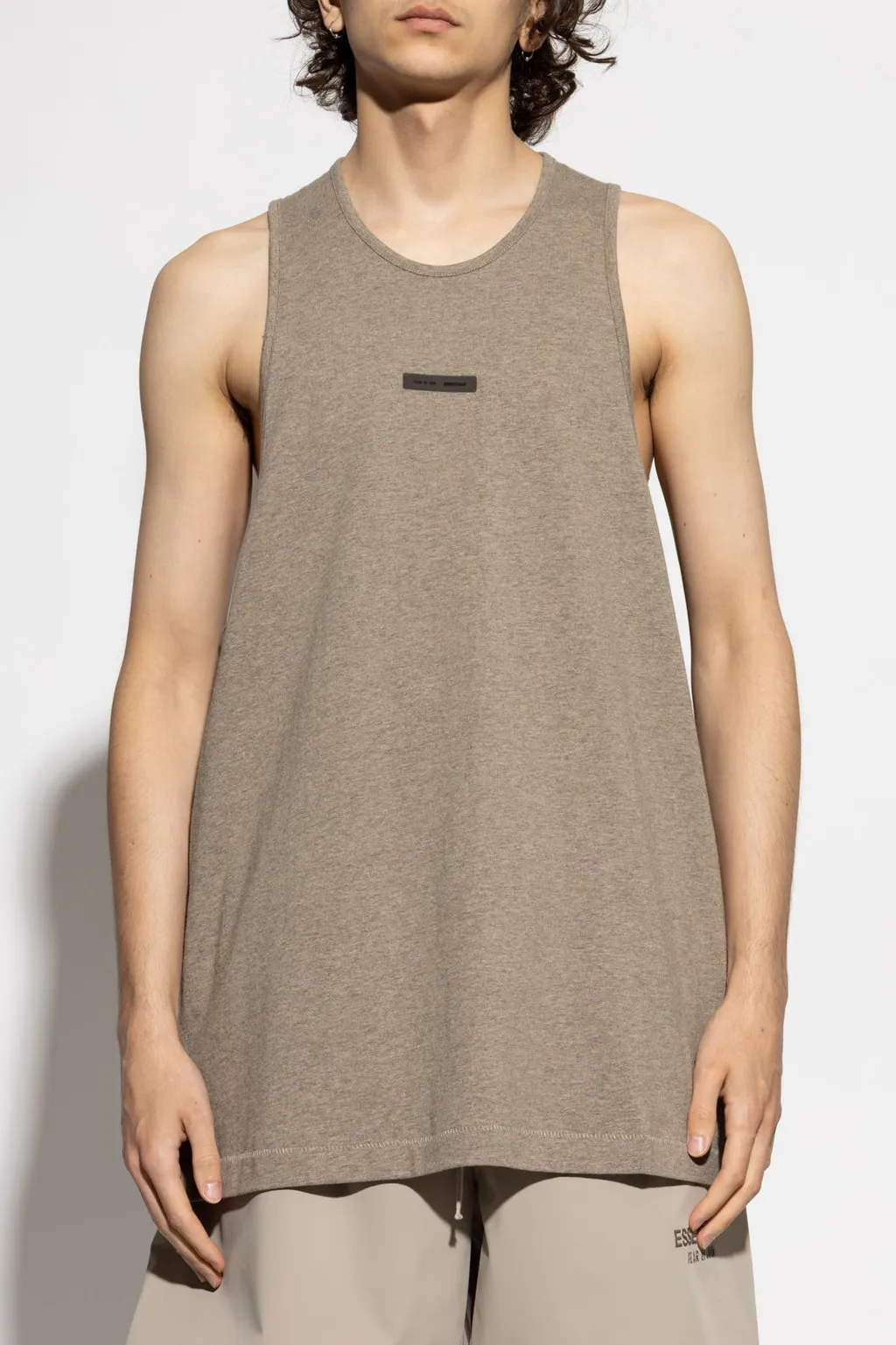 Fear Of God Essentials Logo Label Tank Top