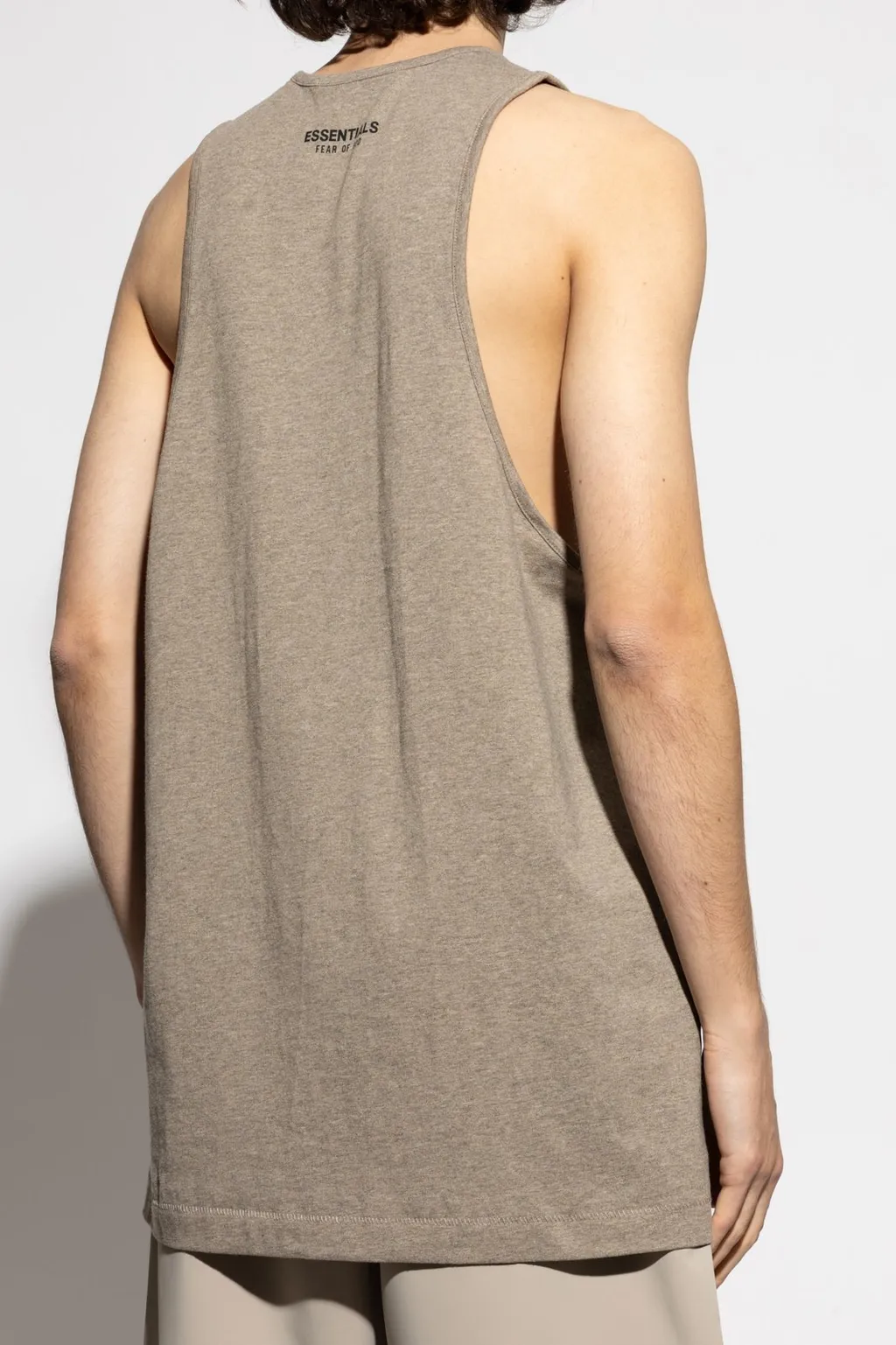 Fear Of God Essentials Logo Label Tank Top