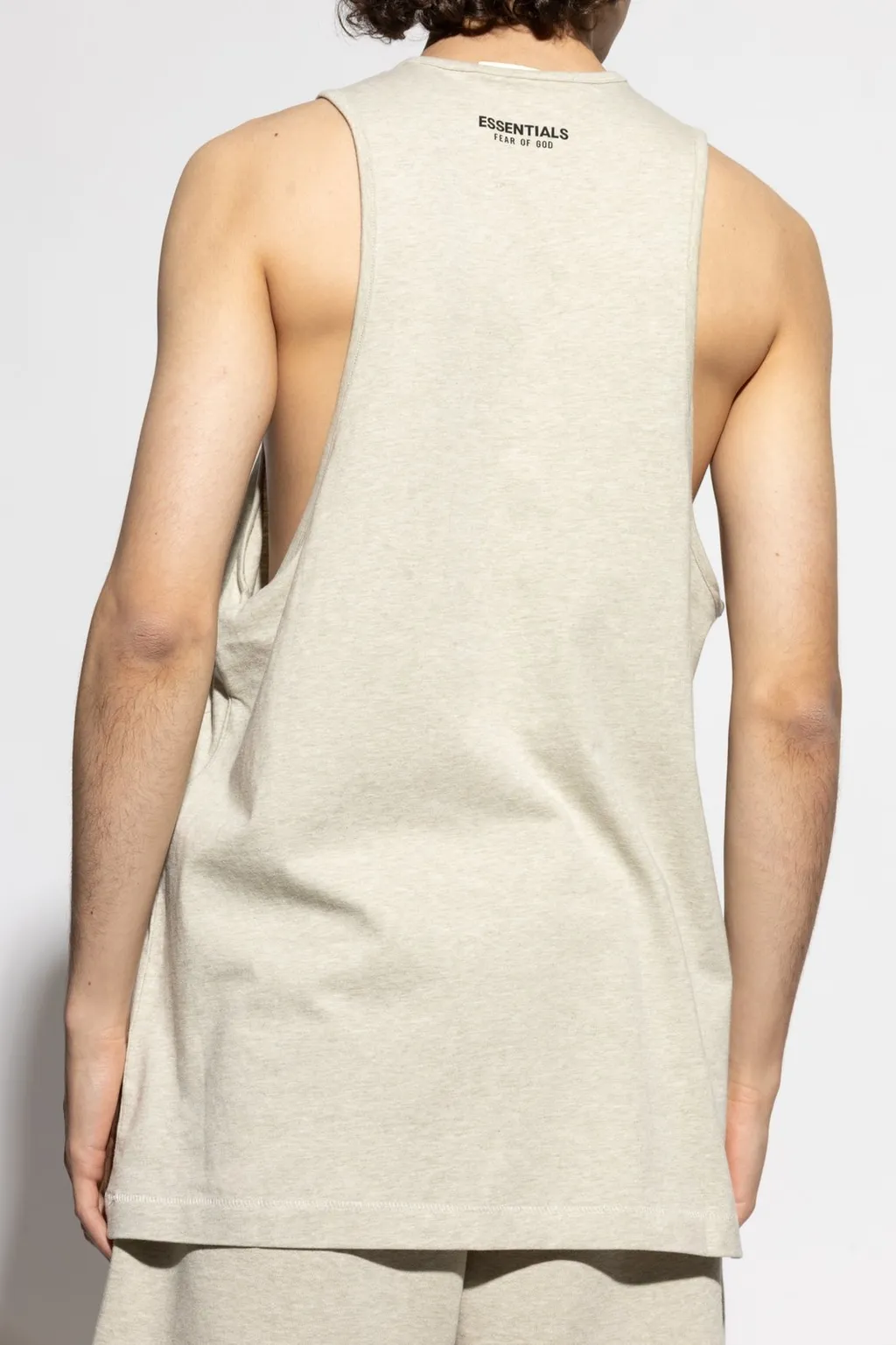 Fear Of God Essentials Logo Label Tank Top