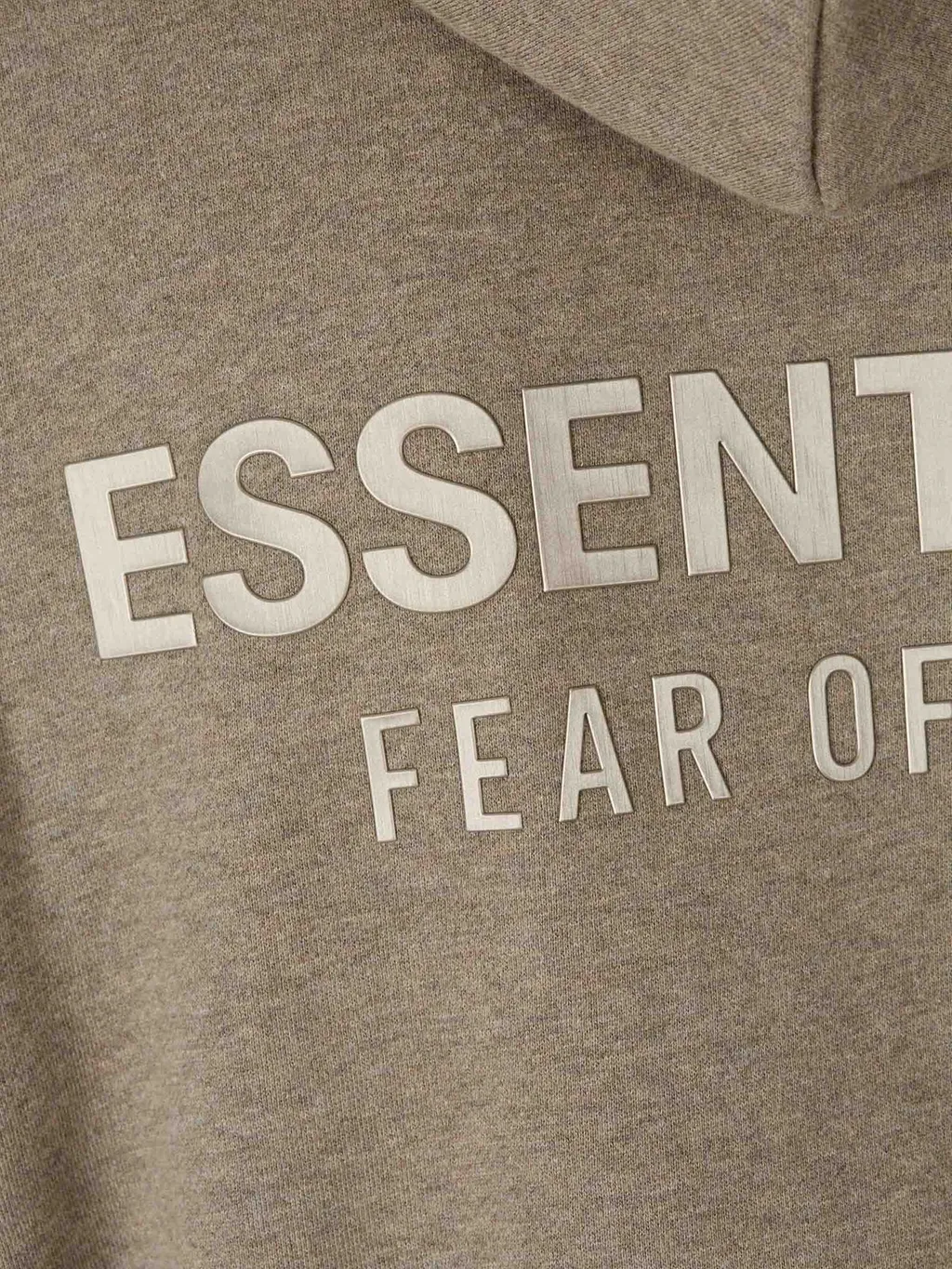 Fear Of God Essentials Logo Patch Knitted Hoodie