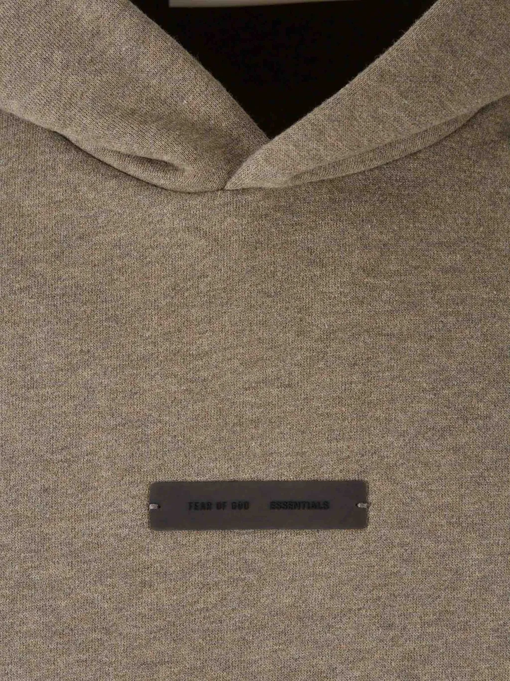 Fear Of God Essentials Logo Patch Knitted Hoodie