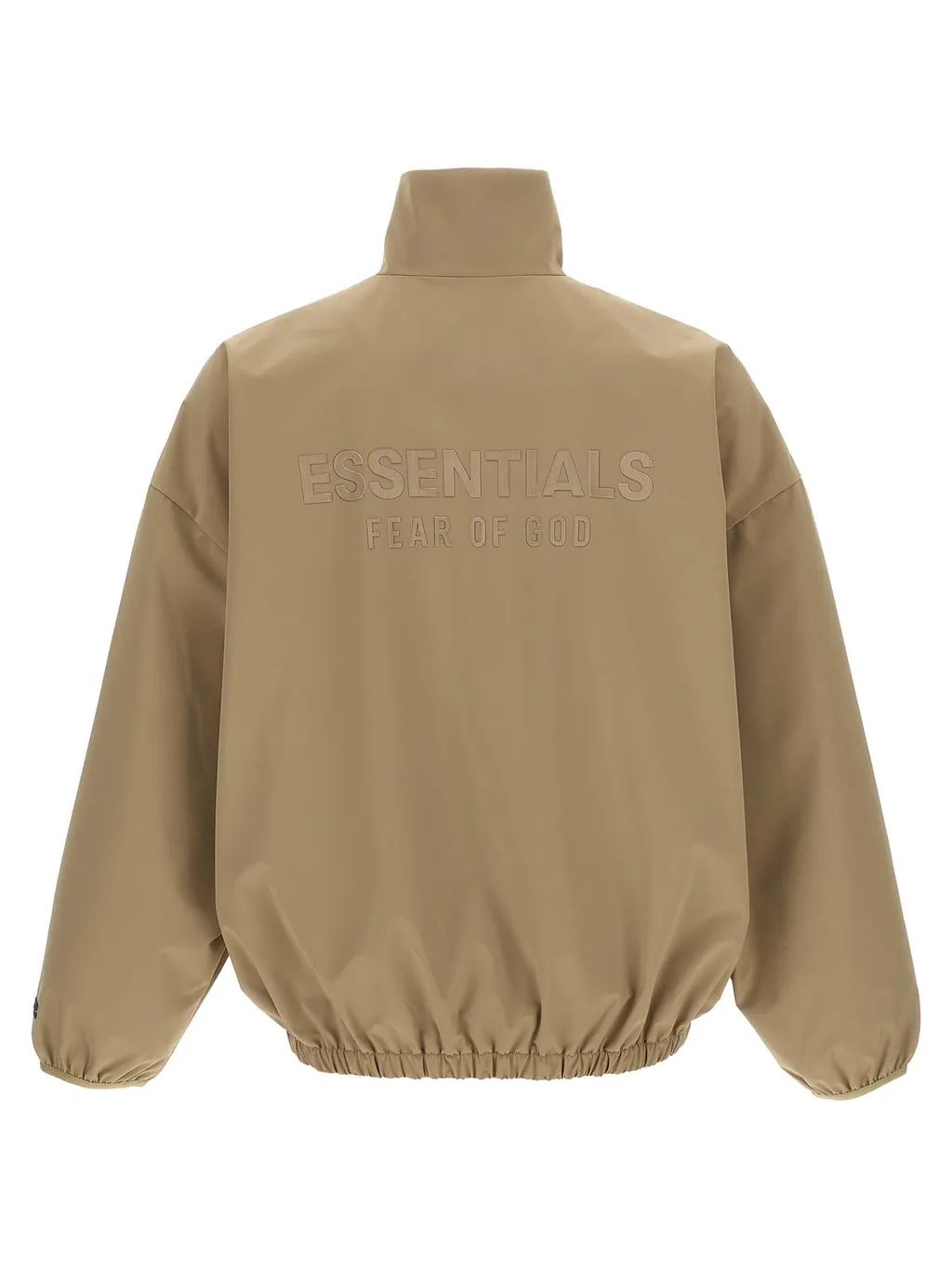 Fear Of God Essentials Logo-Printed Half-Zip Jacket