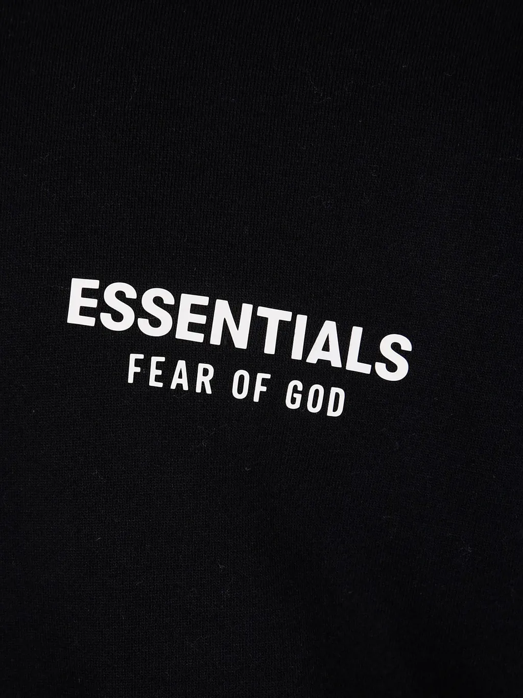 Fear Of God Essentials Logo Printed Hoodie