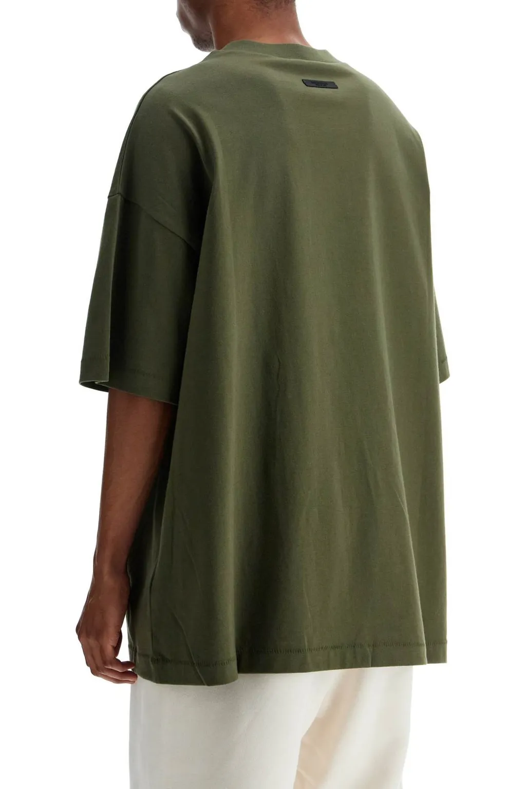 Fear Of God Essentials Logo Printed Crewneck T-Shirt