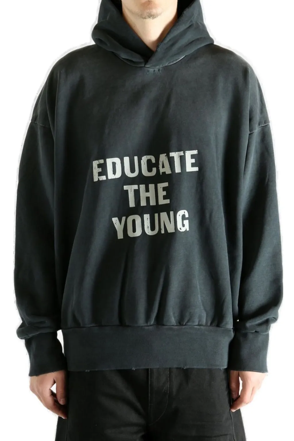 Fear Of God Logo Printed Hoodie