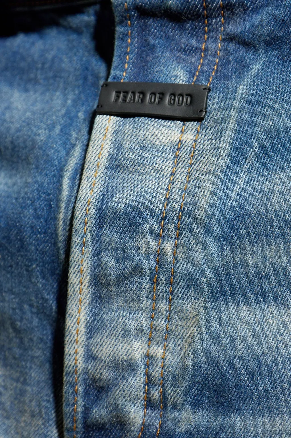 Fear Of God Logo Patch Flared Jeans
