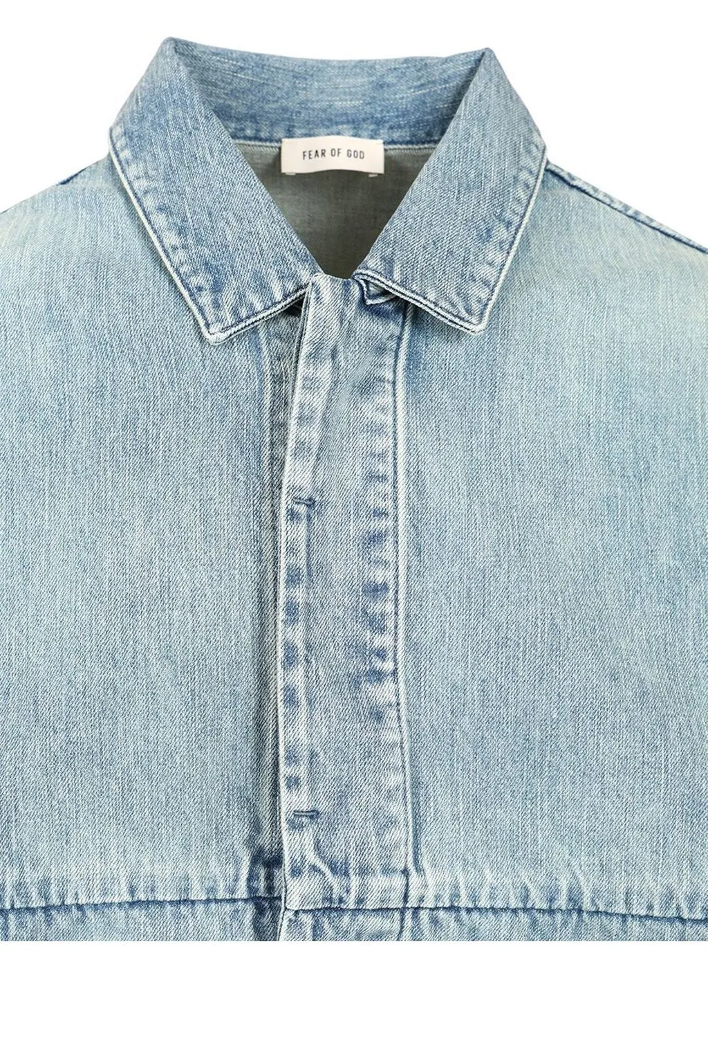 Fear Of God Long Sleeved Denim Trucker Jacket