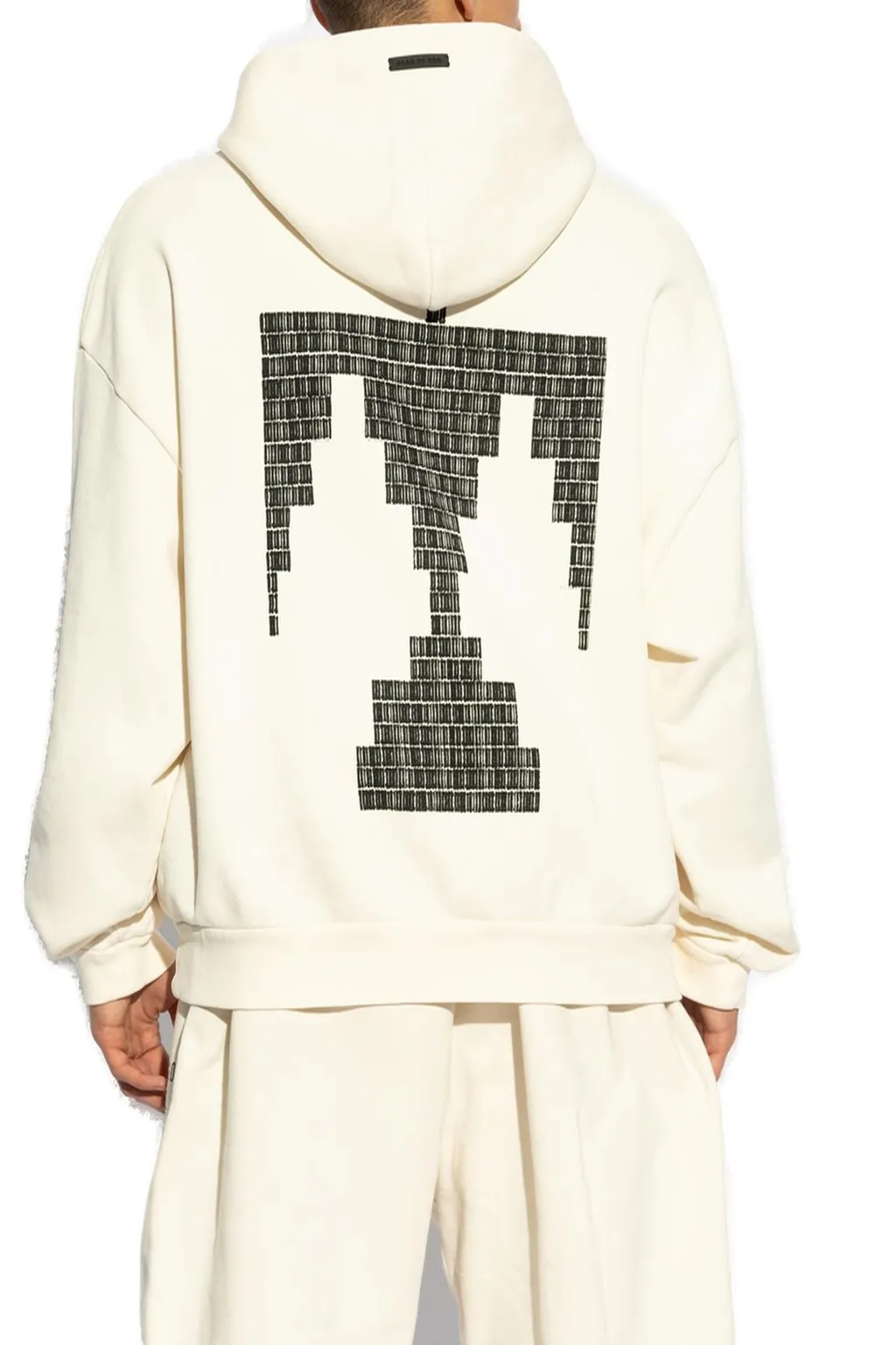 Fear Of God Logo Plaque Long-Sleeved Hoodie
