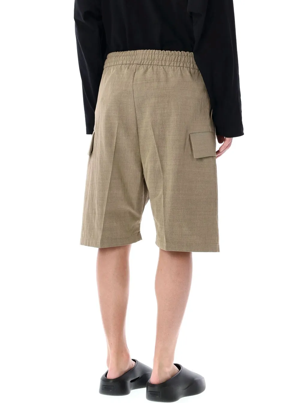 Fear Of God Logo-Patch Drawstring Cargo Shorts