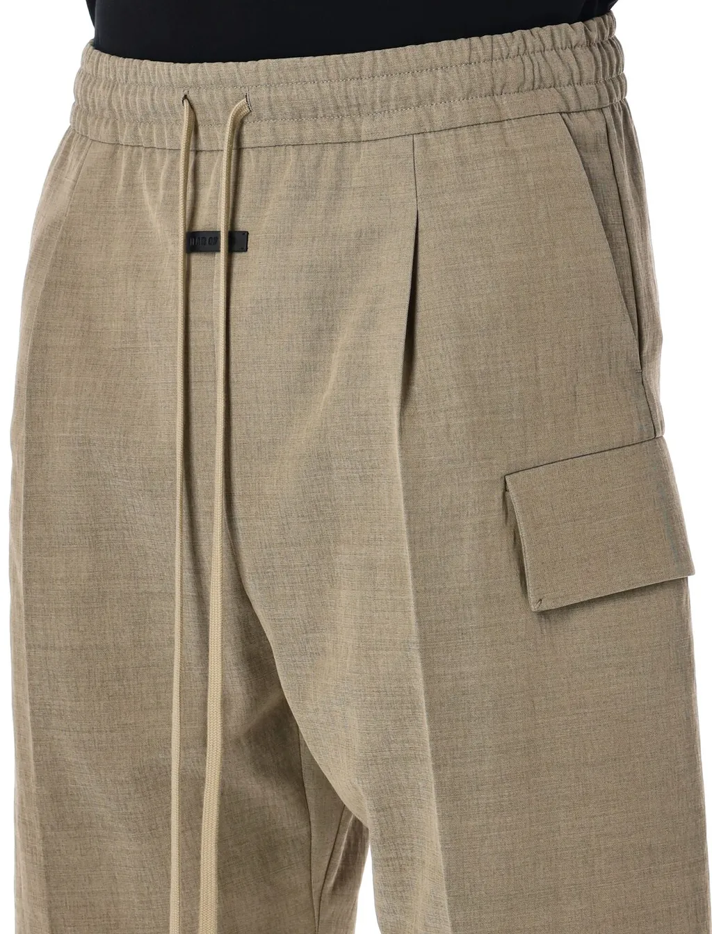 Fear Of God Logo-Patch Drawstring Cargo Shorts
