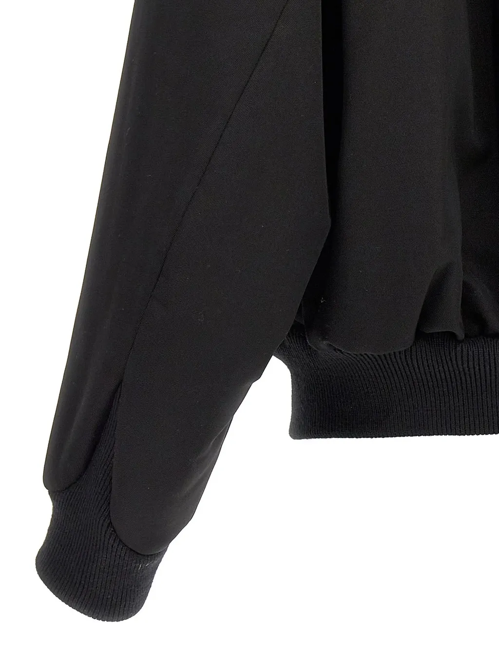 Fear Of God Logo Plaque Zip-Up Bomber Jacket