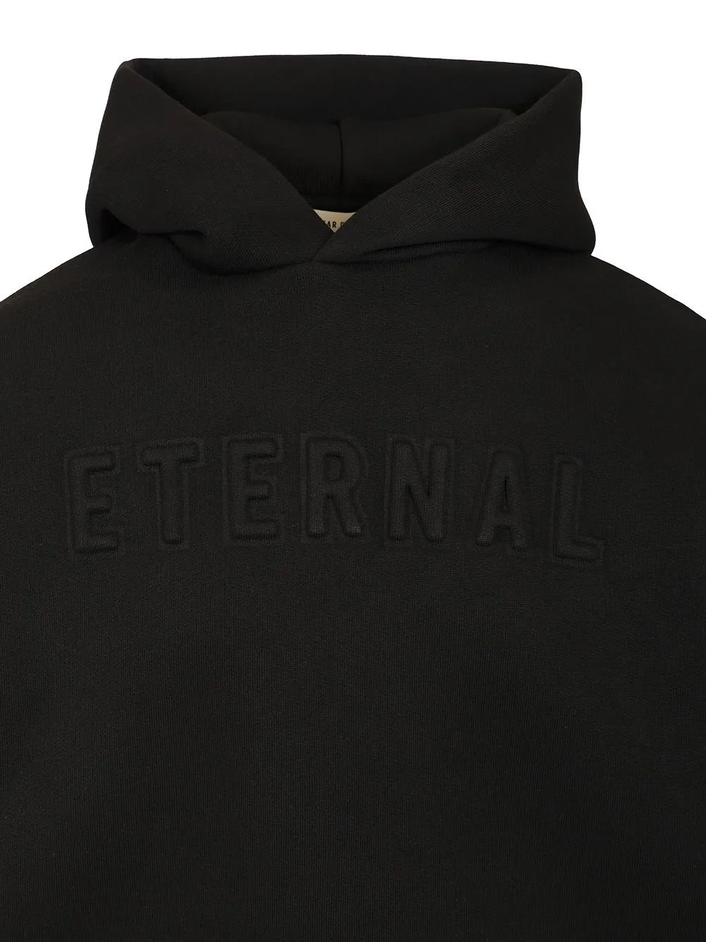 Fear Of God Logo Embossed Hoodie