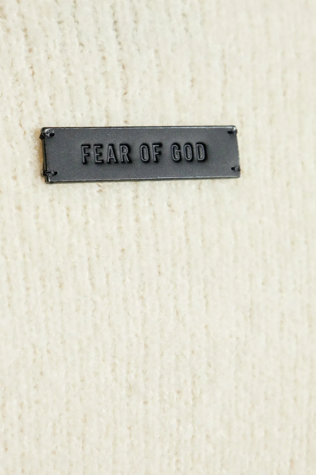 Fear Of God Logo Patch Crewneck Jumper