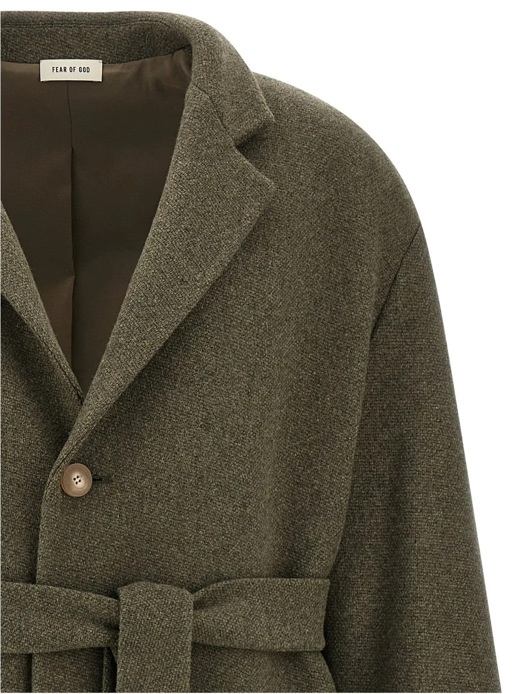 Fear Of God Tie-Waisted Relaxed Coat