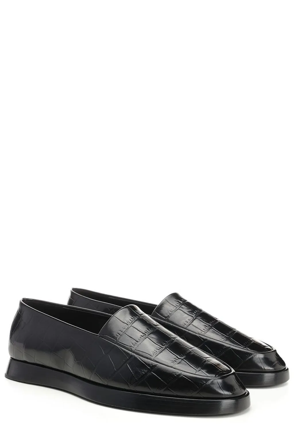 Fear Of God Embossed Almond-Toe Loafers