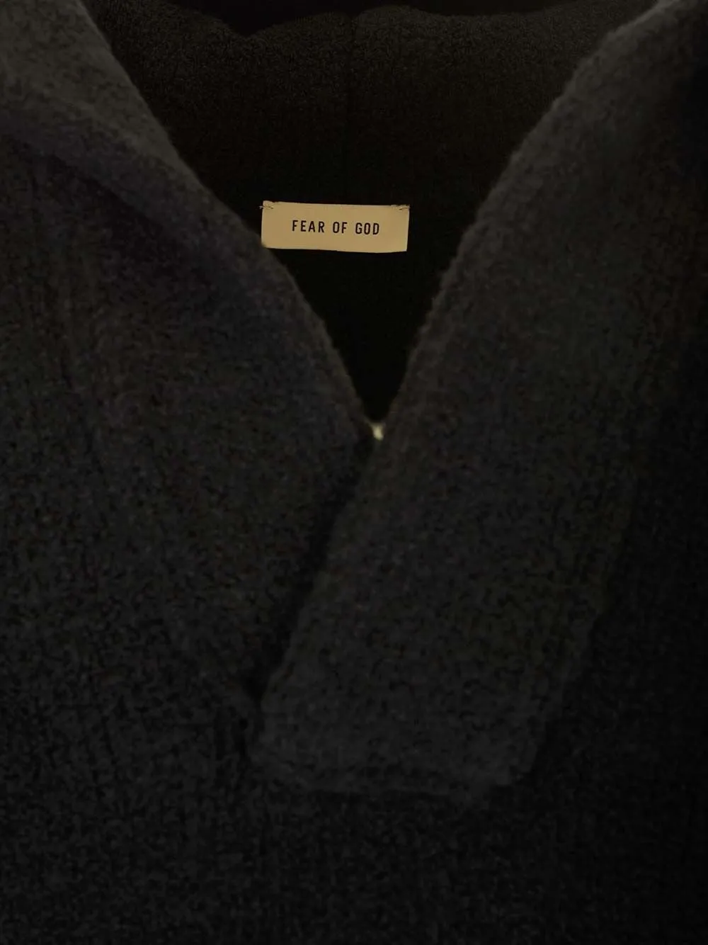 Fear Of God Long Sleeved Knitted Hoodie
