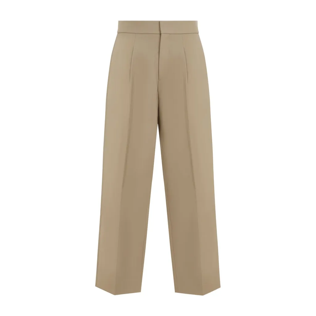 Fear Of God Straight Leg Pleated Tailored Pants