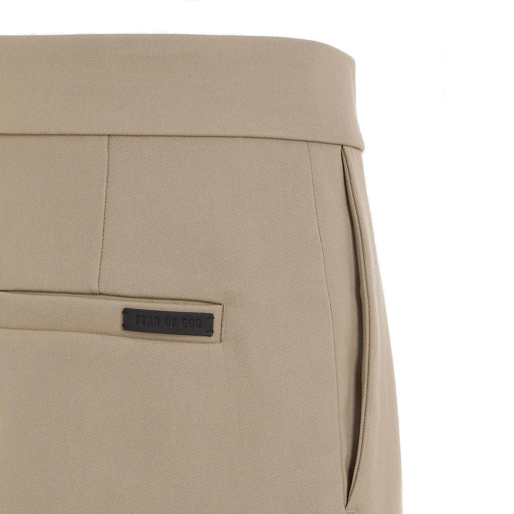 Fear Of God Straight Leg Pleated Tailored Pants