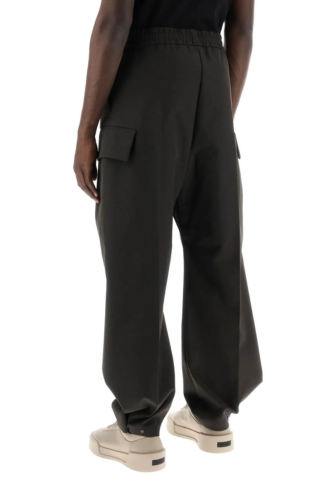 Fear Of God Weighted Twill Wide Leg Cargo Pants