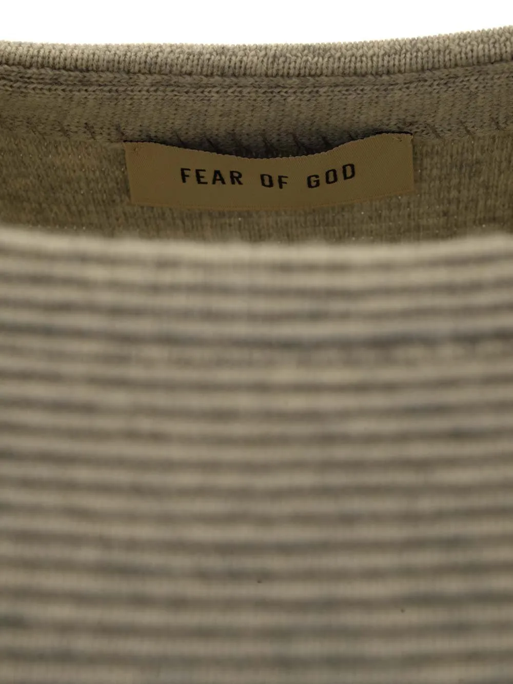 Fear Of God Logo Patch Knitted Jumper