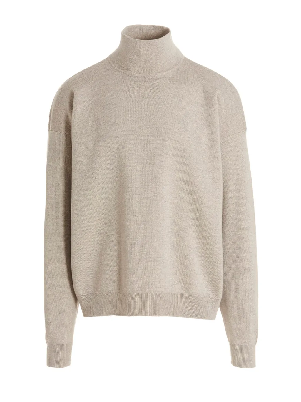 Fear Of God Logo Patch Turtle Neck Jumper