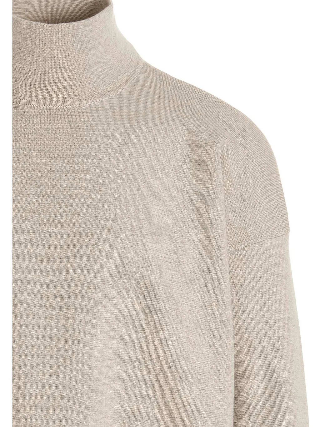 Fear Of God Logo Patch Turtle Neck Jumper