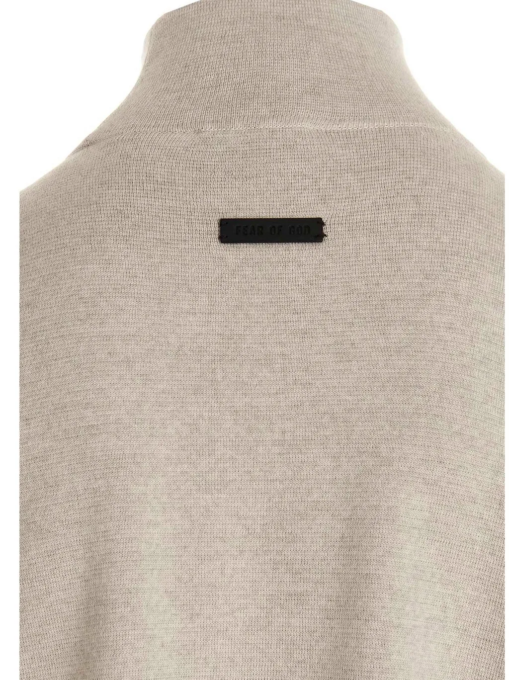 Fear Of God Logo Patch Turtle Neck Jumper
