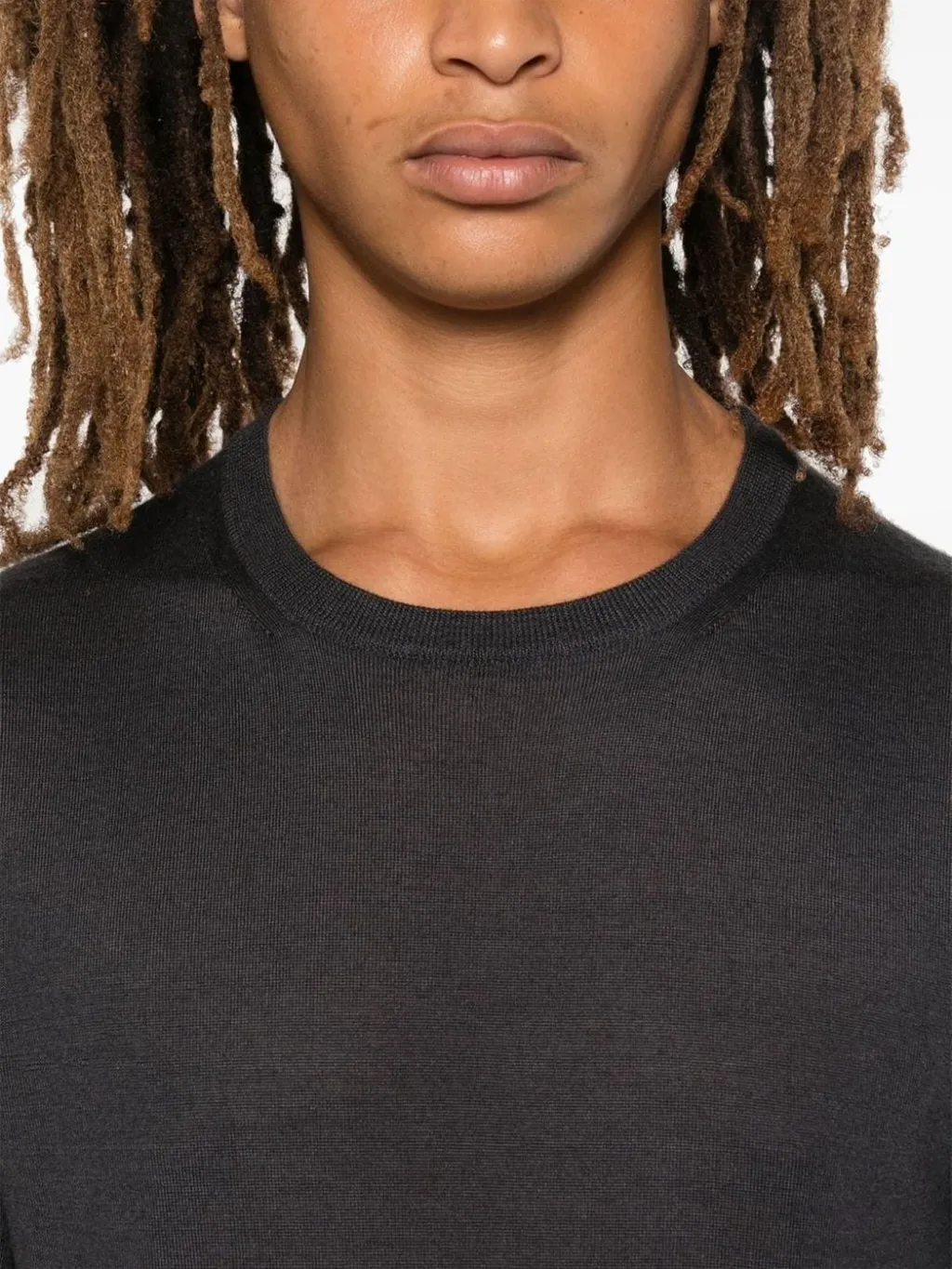Fedeli Ribbed Crew Neck Knitwear