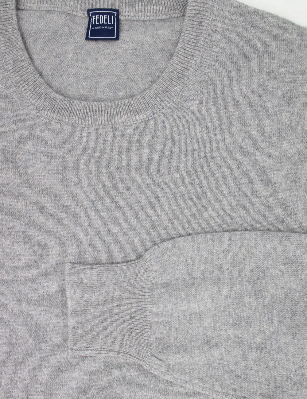 Fedeli Ribbed Crew Neck Knitwear
