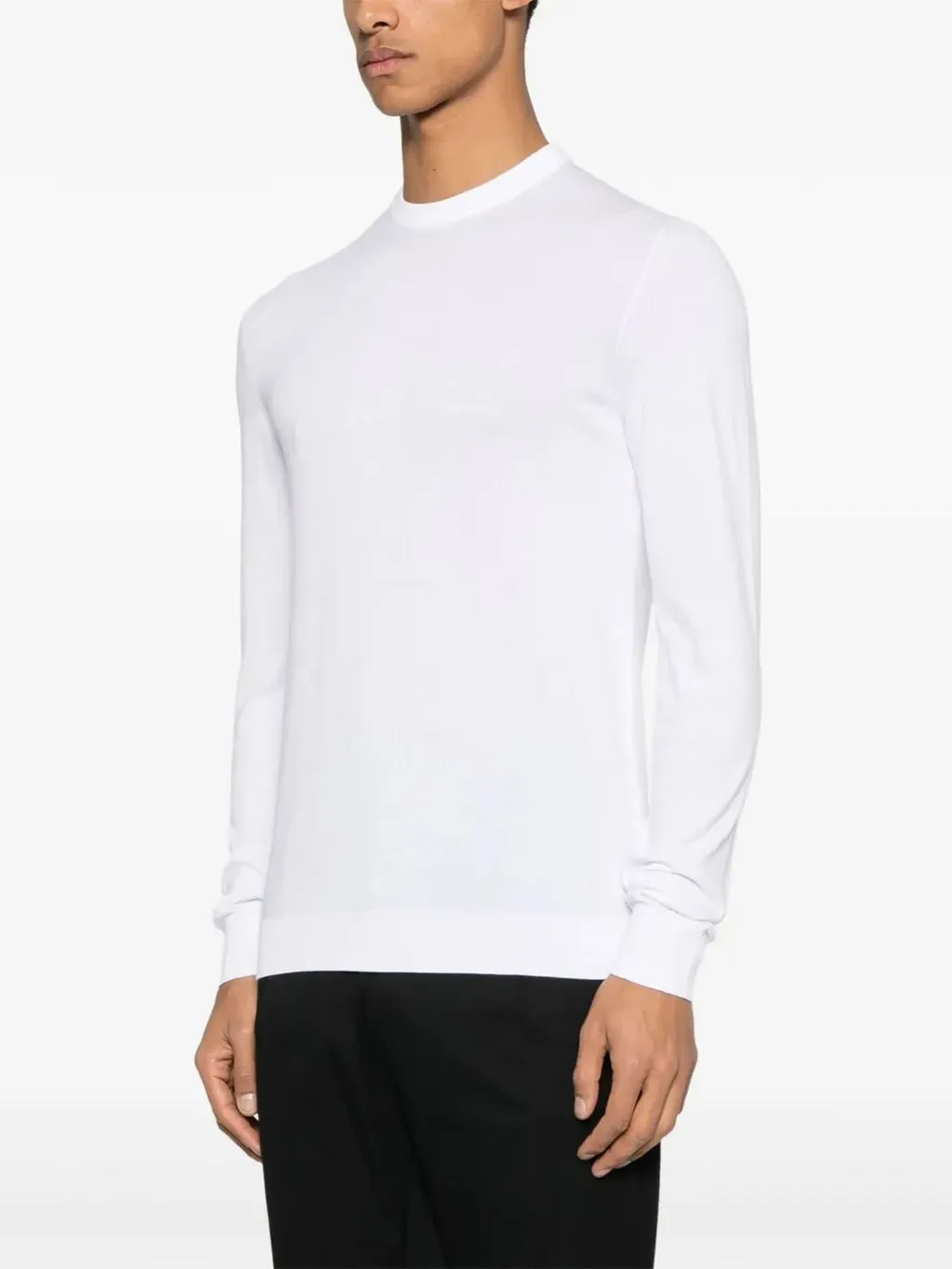 Fedeli Ribbed Crew Neck Knitwear
