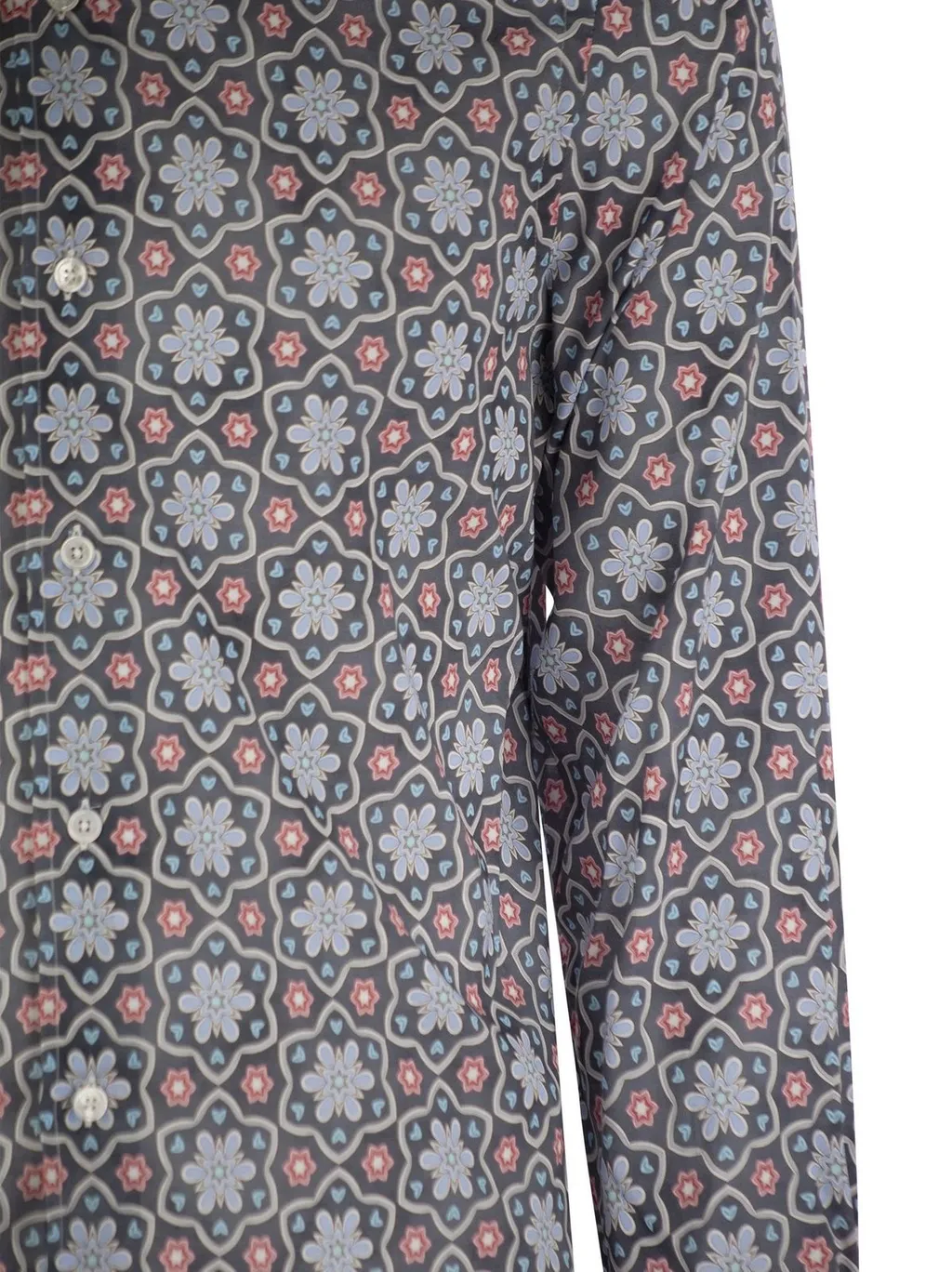 Fedeli Printed Voile Shirt