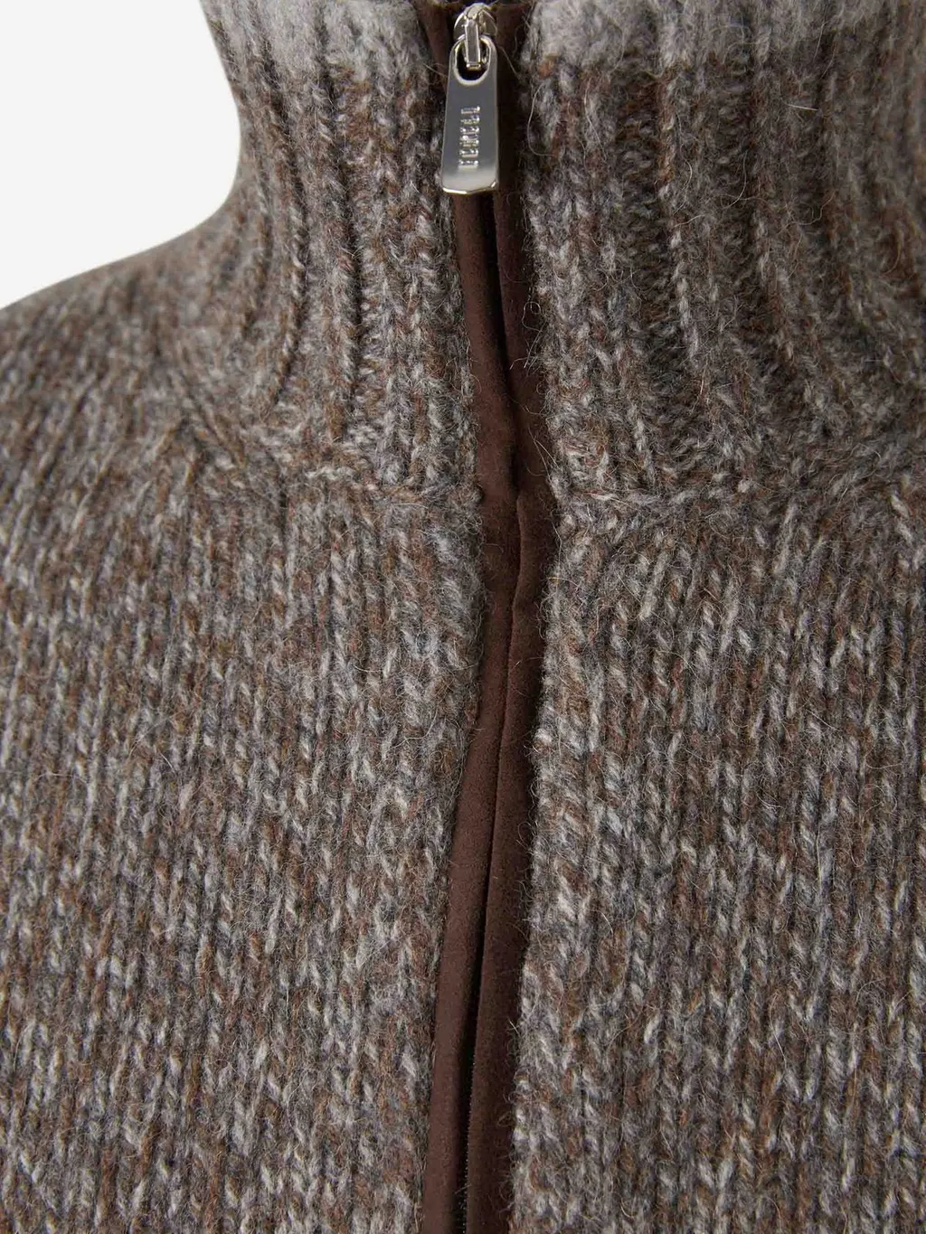 Fedeli Ribbed High-Collar Knitwear