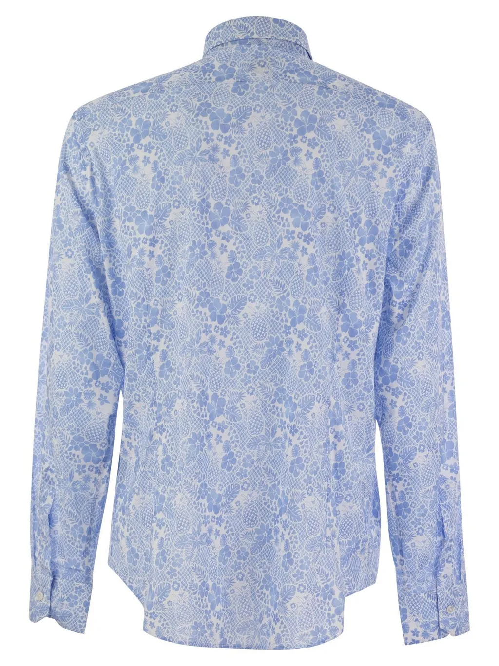 Fedeli Printed Stretch Shirt
