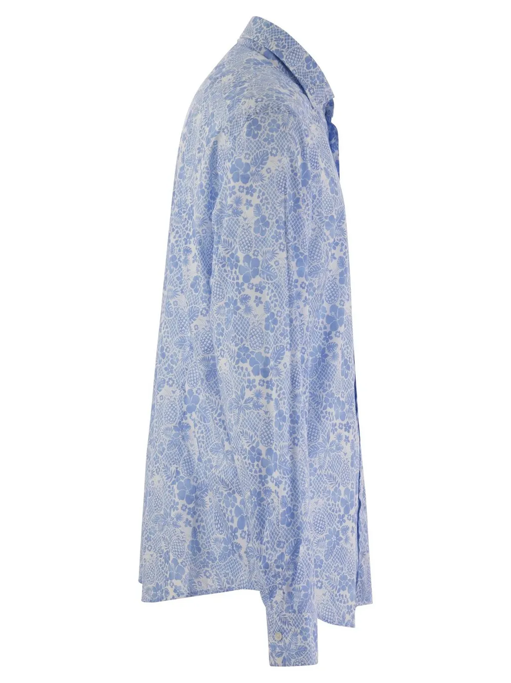 Fedeli Printed Stretch Shirt