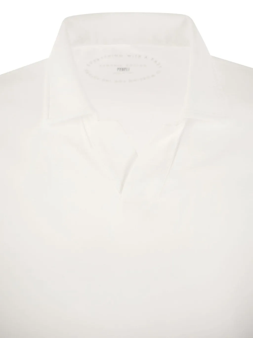 Fedeli Open Neck Polo Shirt