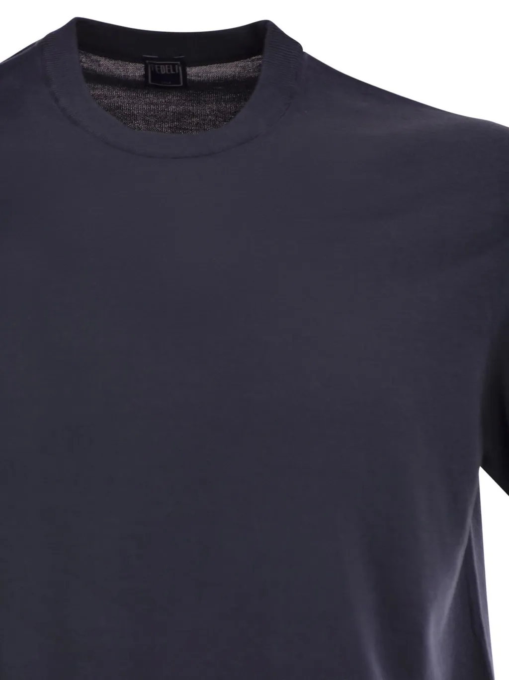 Fedeli Giza Cotton Crew Neck T-Shirt