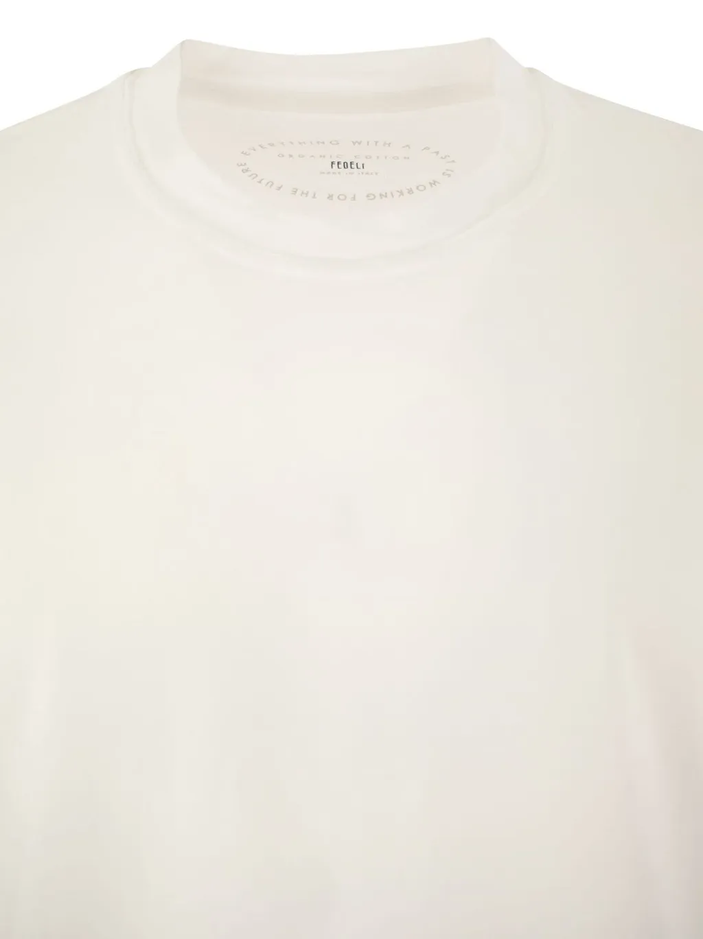 Fedeli Crew Neck Garment-Dyed T-Shirt