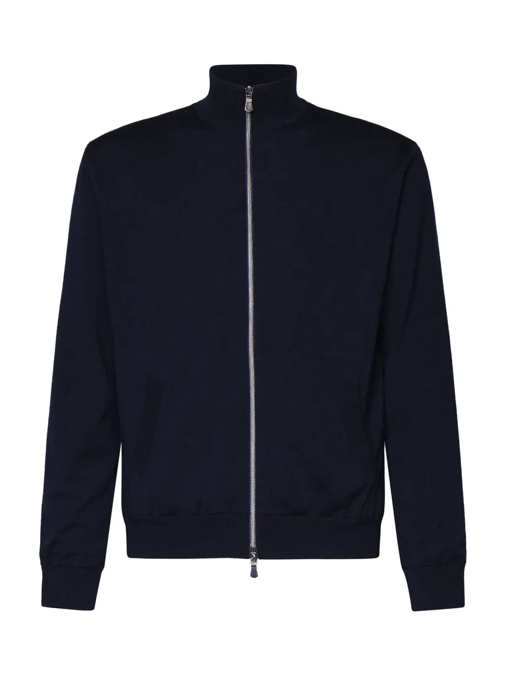 Fedeli Full-Zip Mock Neck Sweater