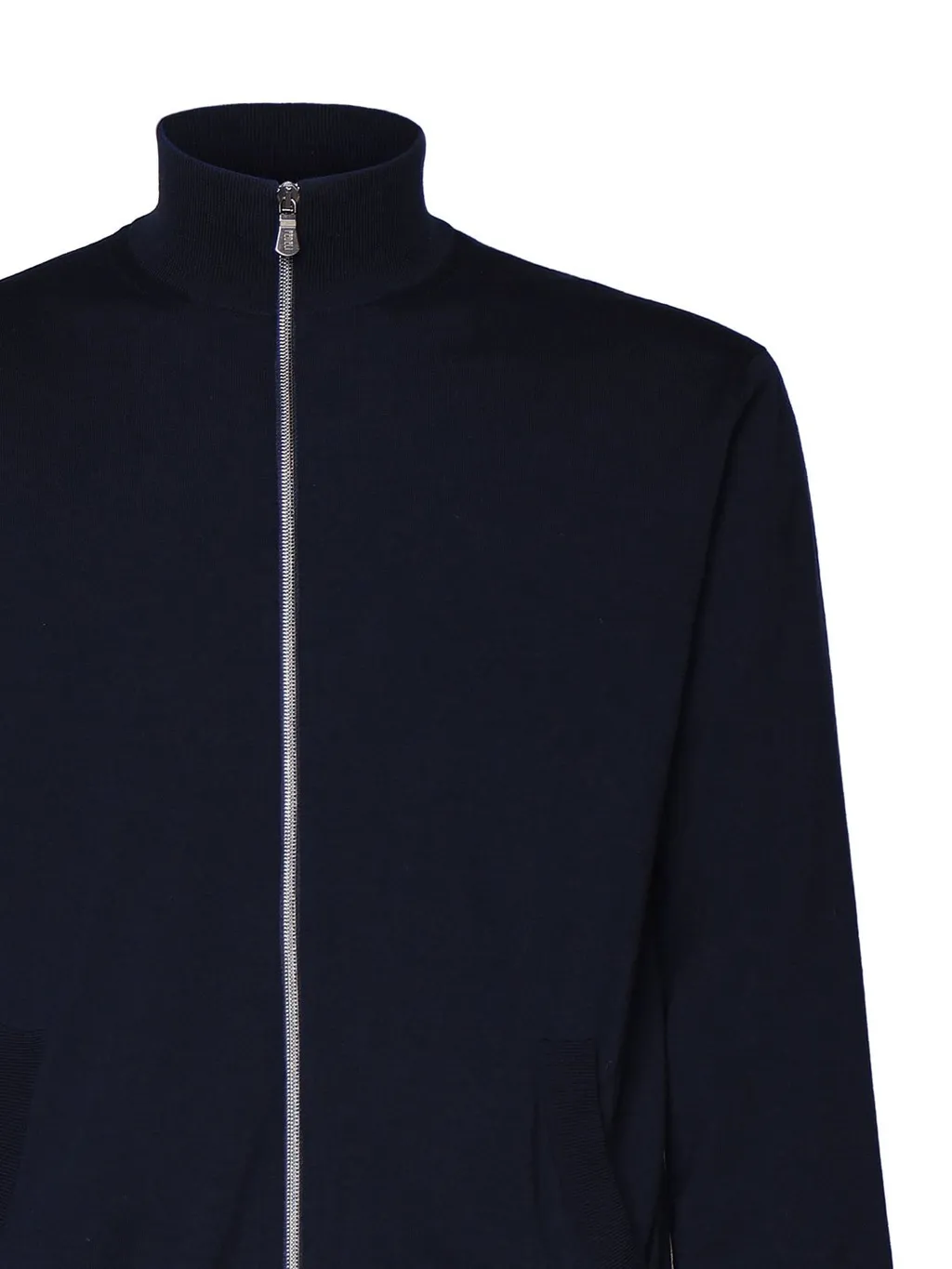 Fedeli Full-Zip Mock Neck Sweater