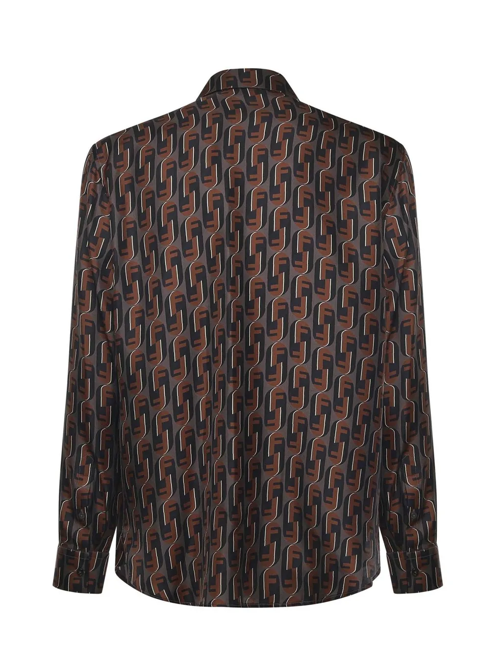 Fendi Long Sleeved Allover Printed Shirt