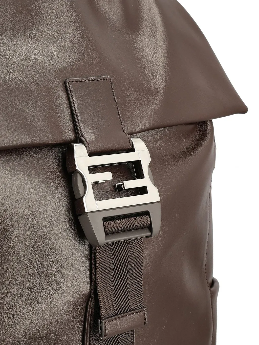 Fendi Flux Ff Buckle Backpack