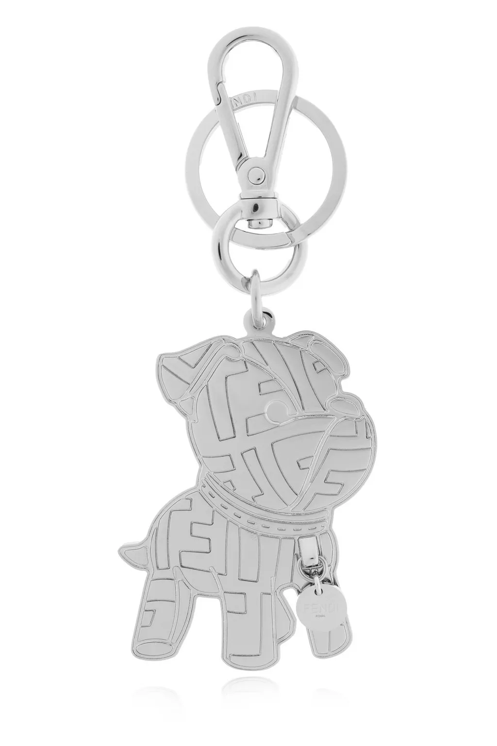 Fendi Ito Dog Motif Pendant Key Ring