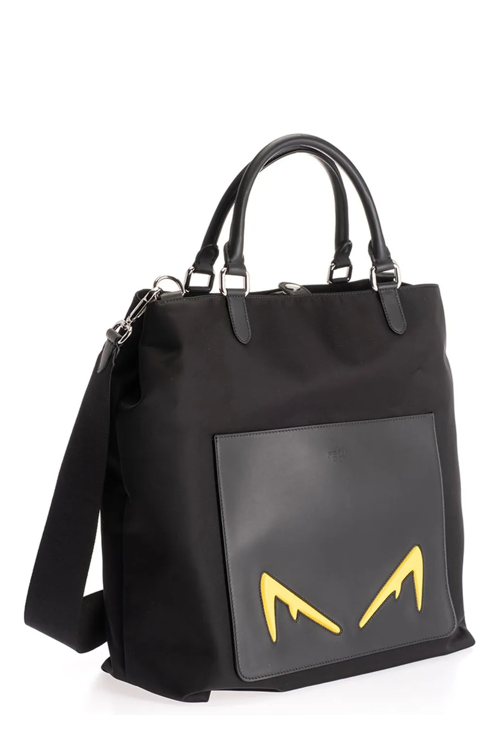Fendi Graphic Printed Top Handle Bag